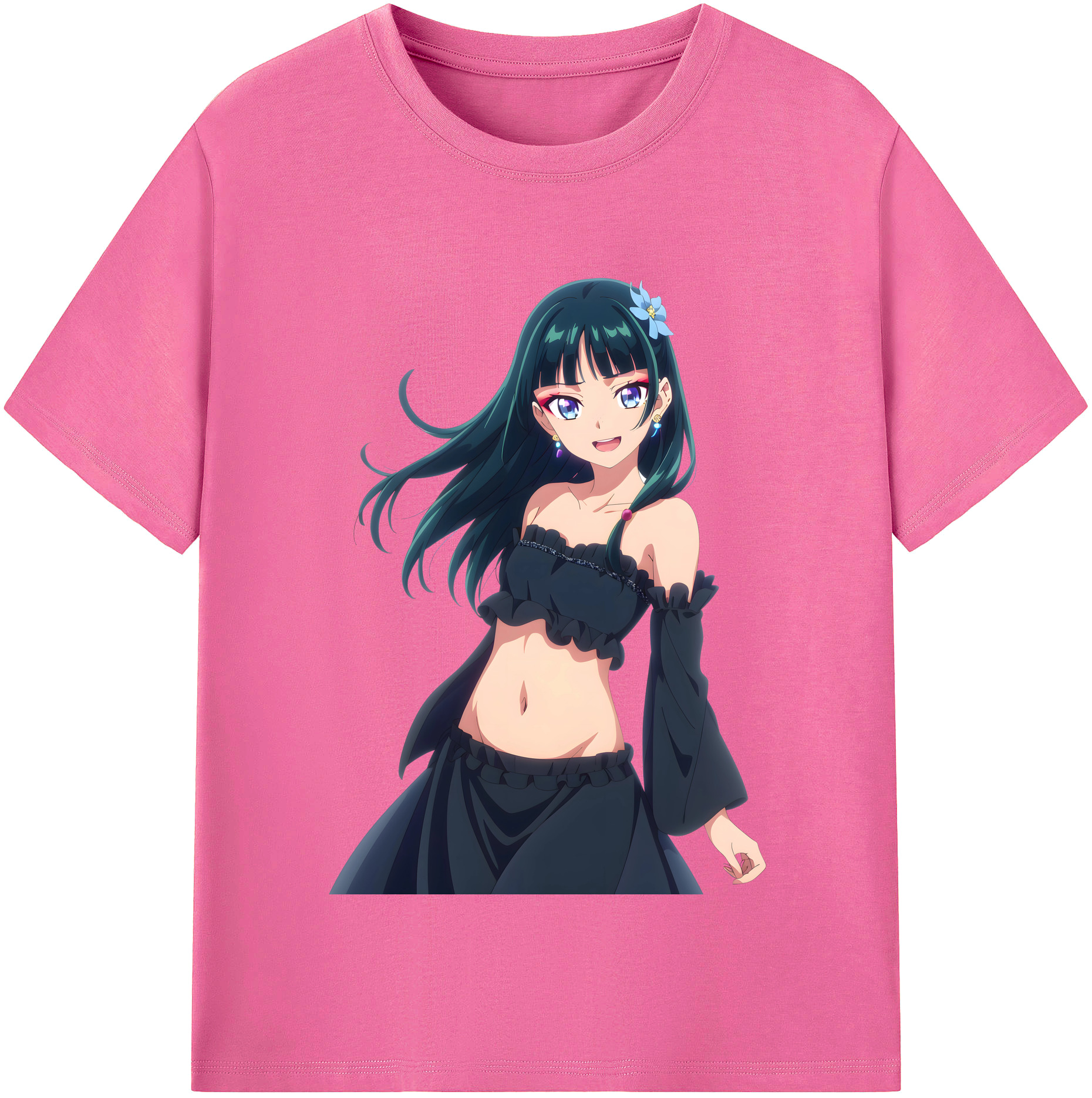 （画像用） 薬屋のひとりごと The Apothecary Diaries レディースカジュアルプリントTシャツ（綿100％）